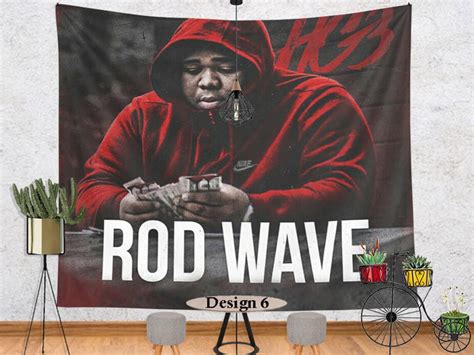 rod wave tapestry